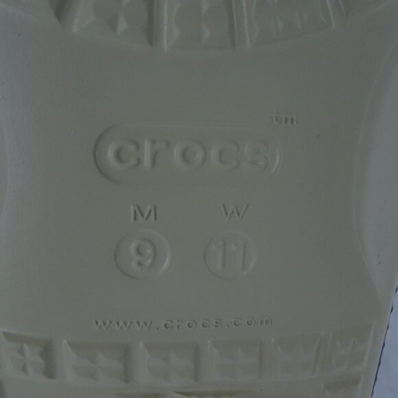 Crocs Leopard Print Slides Men Size 9 US Women Size 11 Animal Print Sandals - Picture 9 of 9